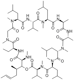 Isocyclosporin A 구조식 이미지