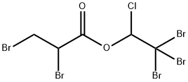 2,2,2-tribromo-1-chloroethyl 2,3-dibromopropionate Structure