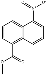 5-NITRO-NAPHTHALENE-1-CARBOXYLIC ACID METHYL ESTER Structure