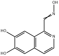 1-Isoquinolinecarboxaldehyde, 6,7-dihydroxy-, oxime (9CI) Structure