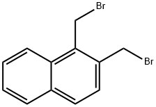 Naphthalene, 1,2-bis(bromomethyl)- Structure