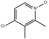 4-Chloro-2,3-dimethylpyridine 1-oxide 구조식 이미지