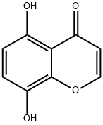 5,8-Dihydroxy-4H-1-benzopyran-4-one Structure