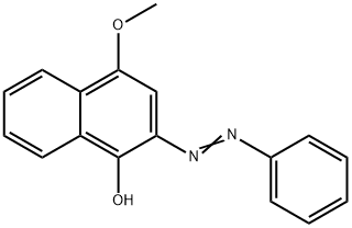4-METHOXY-2-PHENYLAZO-1-NAPHTHOL 구조식 이미지