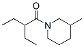 Piperidine, 1-(2-ethyl-1-oxobutyl)-3-methyl- (9CI) Structure