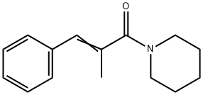 Piperidine, 1-(2-methyl-1-oxo-3-phenyl-2-propenyl)- (9CI) Structure