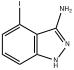 3-амино-4-йод-1H-индазол структурированное изображение