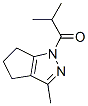 Cyclopentapyrazole, 1,4,5,6-tetrahydro-3-methyl-1-(2-methyl-1-oxopropyl)- (9CI) 구조식 이미지