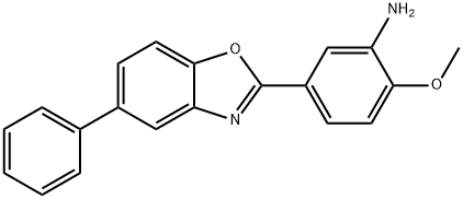 3'-AMINO-4'-METHOXY-PHENYL-2-(P-PHENYL)-BENZOXAZOLE Structure