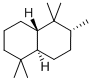 (2A,4AA,8ABETA)-1,1,2,5,5-PENTAMETHYLDECAHYDRONAPHTHALENE Structure