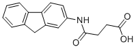 N-2-fluorenylsuccinamic acid Structure