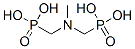 [(methylimino)dimethylene]bisphosphonic acid Structure