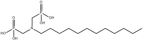 [(dodecylimino)bis(methylene)]bisphosphonic acid  Structure