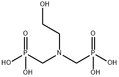 [[(2-hydroxyethyl)imino]bis(methylene)]bisphosphonic acid Structure