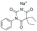 나트륨5,5-디에틸-1-페닐바르비튜레이트 구조식 이미지