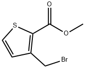 3-브로모메틸-티오펜-2-카르복실산메틸에스테르 구조식 이미지