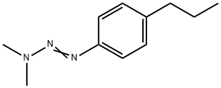 3,3-Dimethyl-1-(4-propylphenyl)triazene Structure