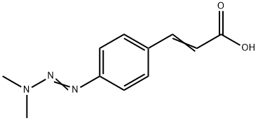 3-[p-(3,3-디메틸-1-트리아제노)페닐]프로펜산 구조식 이미지