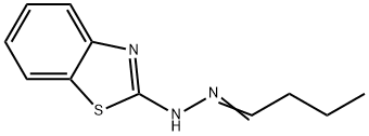 Butanal, 2-benzothiazolylhydrazone (9CI) Structure