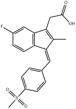 SULINDAC SULFONE Structure