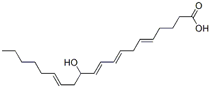 12-Hydroxy-5,8,10,14-eicosatetraenoic Acid Structure