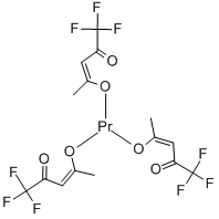 PRASEODYMIUM트리플루오로아세틸아세토네이트 구조식 이미지