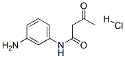 N-(3-aminophenyl)-3-oxobutyramide monohydrochloride Structure