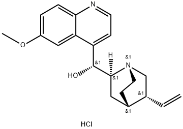 Quinine dihydrochloride Structure
