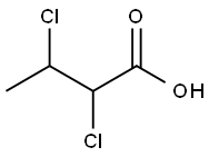 2,3-dichlorobutyric acid 구조식 이미지