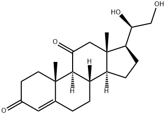 20β,21-디하이드록시프레그나-4-엔-3,11-디온 구조식 이미지