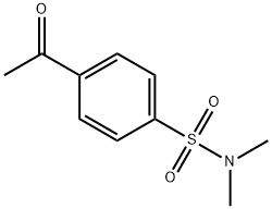 4-아세틸-N,N-디메틸-벤젠설폰아미드 구조식 이미지