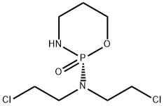 (S)-2-[Bis(2-chloroethyl)amino]tetrahydro-2H-1,3,2-oxazaphosphorine 2-oxide Structure