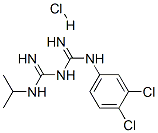 1-(3,4-dichlorophenyl)-5-isopropylbiguanide monohydrochloride 구조식 이미지