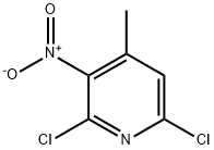 2,6-Dichloro-4-methyl-3-nitropyridine Structure