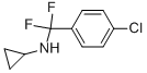 N-((4-클로로페닐)디플루오로메틸)시클로프로판아민 구조식 이미지