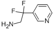 2,2-DIFLUORO-2-(PYRIDIN-3-YL)ETHANAMINE 구조식 이미지
