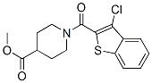 4-Piperidinecarboxylicacid,1-[(3-chlorobenzo[b]thien-2-yl)carbonyl]-,methylester(9CI) 구조식 이미지