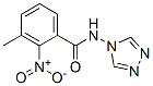 Benzamide, 3-methyl-2-nitro-N-4H-1,2,4-triazol-4-yl- (9CI) Structure