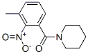 Piperidine, 1-(3-methyl-2-nitrobenzoyl)- (9CI) Structure