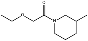 피페리딘,1-(에톡시아세틸)-3-메틸-(9CI) 구조식 이미지