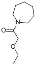 1H-아제핀,1-(에톡시아세틸)헥사하이드로- 구조식 이미지