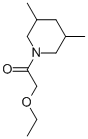 Piperidine,1-(ethoxyacetyl)-3,5-dimethyl- 구조식 이미지