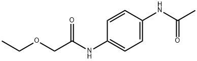 N-(4-AcetaMidophenyl)-2-ethoxyacetaMide 구조식 이미지
