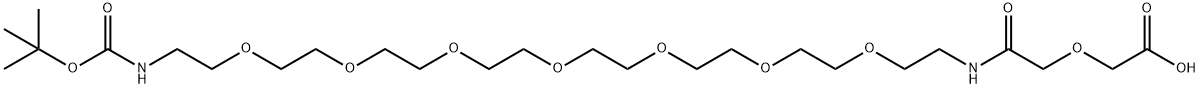 O-(2-(BOC-AMINO)-ETHYL)-O-(2-(DIGLYCOLYL-AMINO)ETHYL)EG6 구조식 이미지