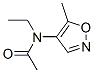 Acetamide, N-ethyl-N-(5-methyl-4-isoxazolyl)- (9CI) Structure
