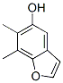 5-Benzofuranol,  6,7-dimethyl- 구조식 이미지