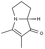 1H-Pyrrolizin-1-one,5,6,7,7a-tetrahydro-2,3-dimethyl-,(S)-(9CI) Structure