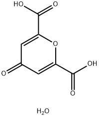 Chelidonic acid monohydrate Structure