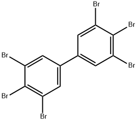 3,3',4,4',5,5'-HEXABROMOBIPHENYL Structure