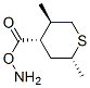2H-Thiopyran-4-carboxylicacid,4-aminotetrahydro-2,5-dimethyl-,(2alpha,4alpha,5beta)- Structure